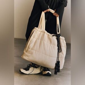 Cool & Cozy Cream Tote Bag by Free People